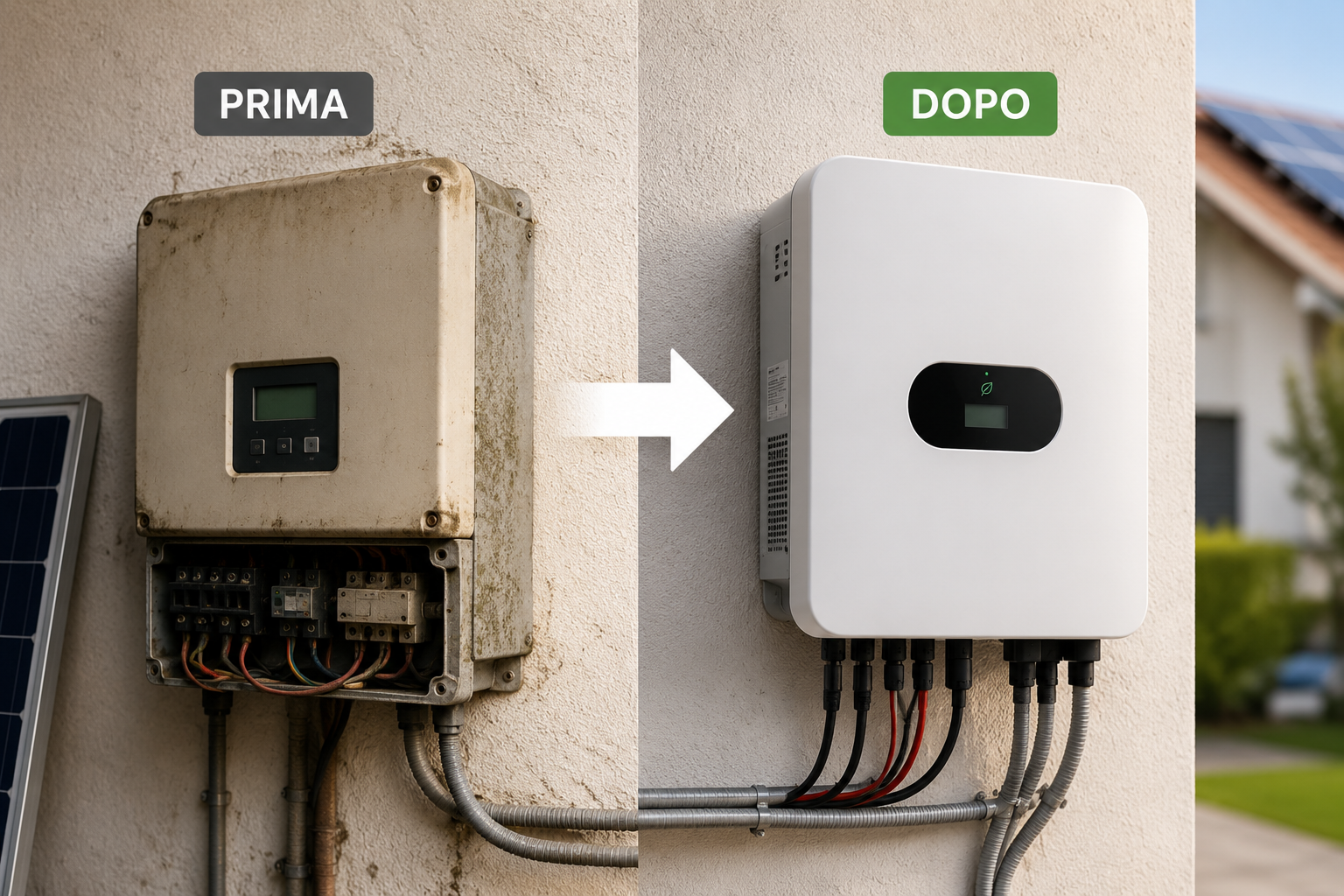 Revamping impianto fotovoltaico in Sardegna