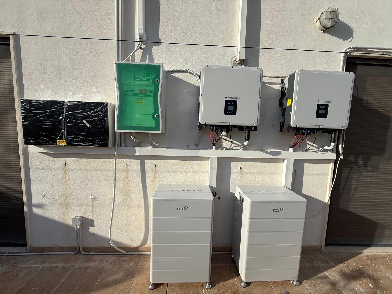Sistema di accumulo fotovoltaico installato in Sardegna da Climavolts