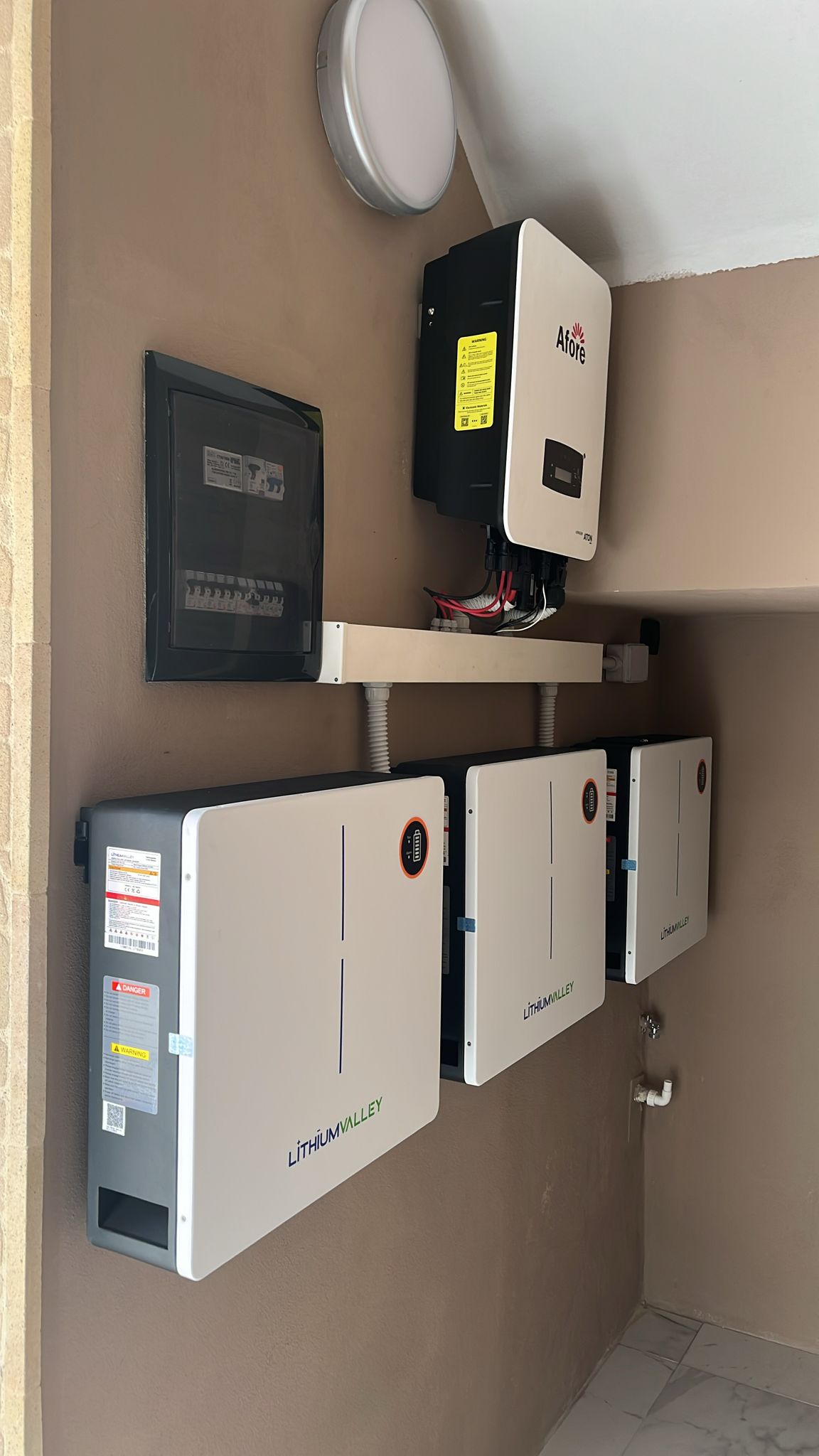 Batteria di accumulo per impianto fotovoltaico in Sardegna